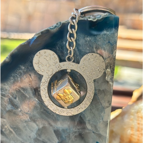 Mickey Head w/Spinning Cube of Mickey, Minnie, Donald, Goofy, and Disney Parks - Picture 8 of 10